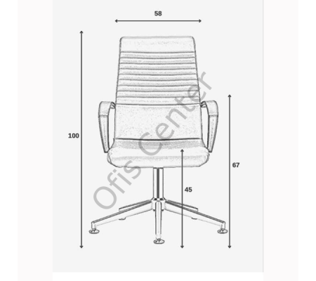 Tempo Eko Yıldız Ayaklı Misafir Koltuk